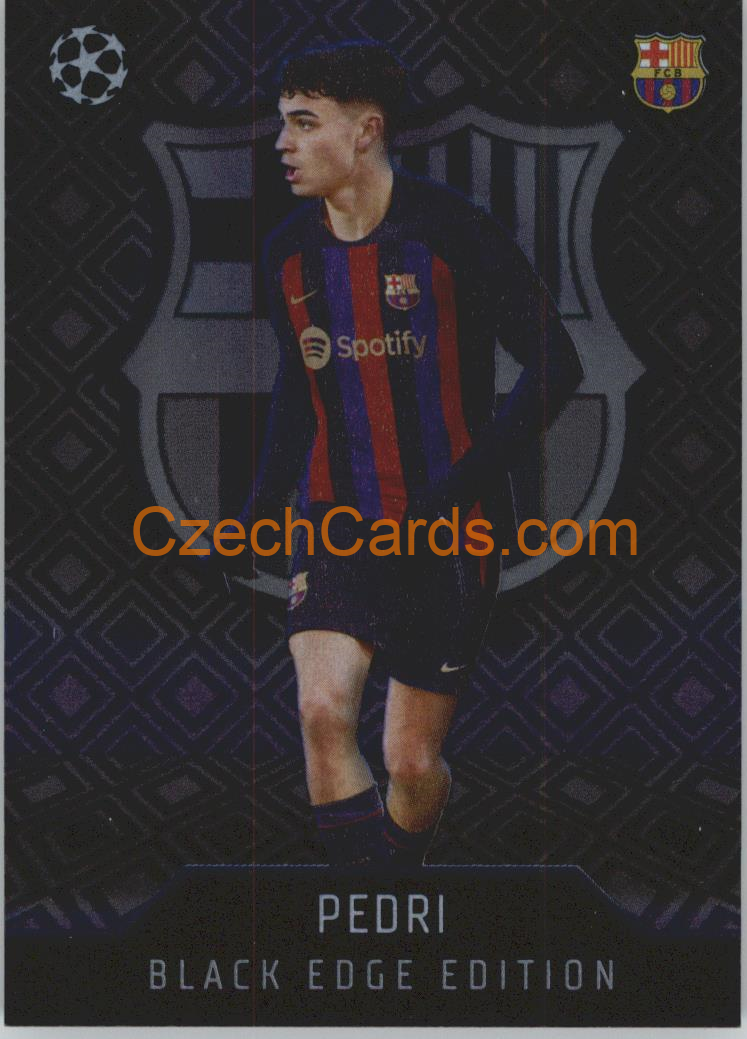 Pedri Match Attax 2022/23 Black Edge Edition #464