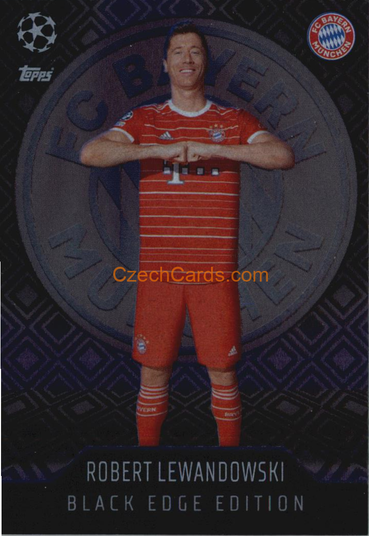 Robert Lewandowski Match Attax 2022/23 Black Edge Edition #467