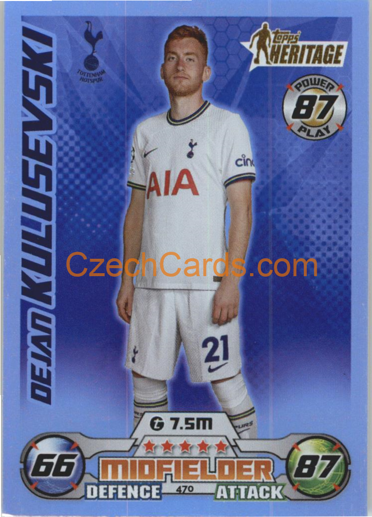 Dejan Kulusevski Match Attax 2022/23 Heritage #470