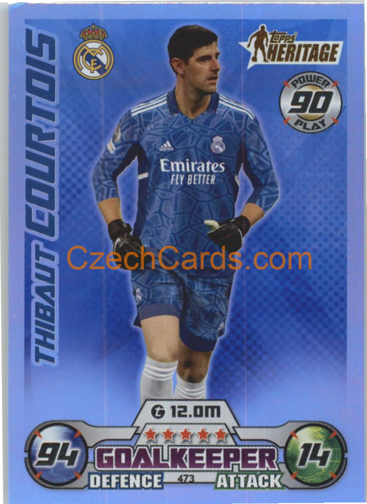 Thibaut Courtois Match Attax 2022/23 Heritage #473