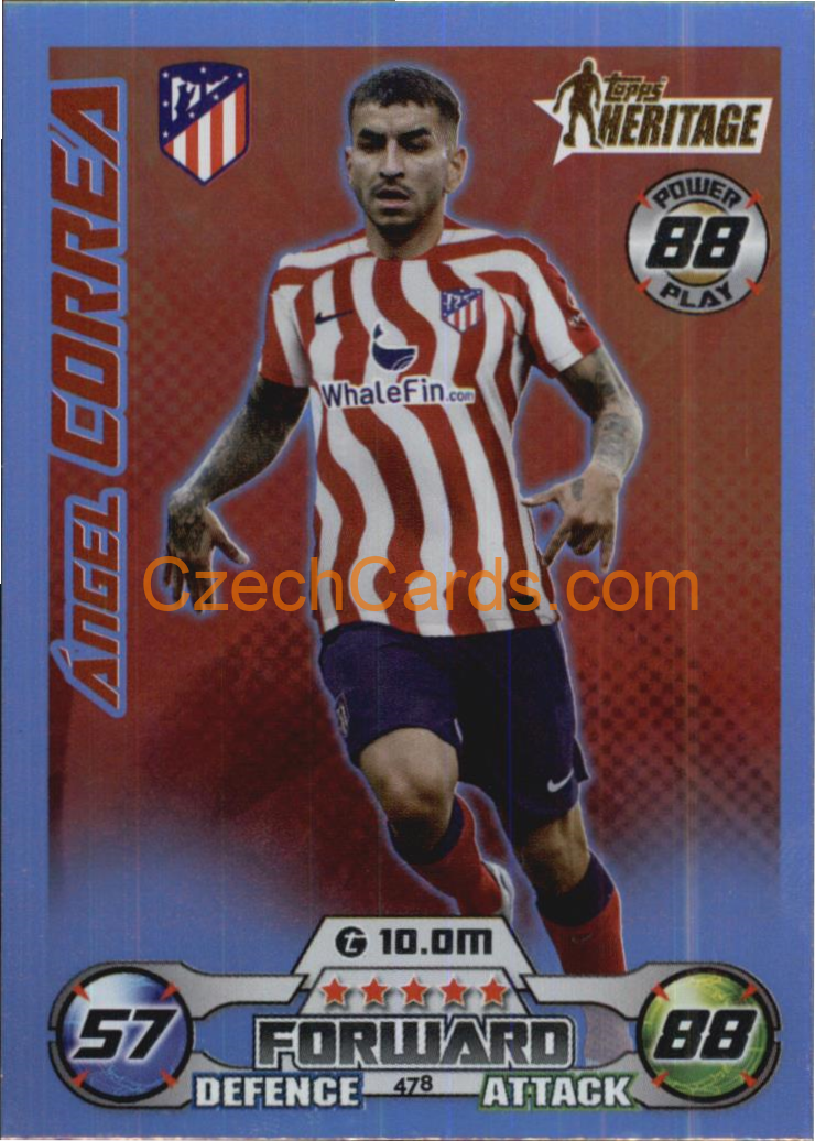 Angel Correa Match Attax 2022/23 Heritage #478