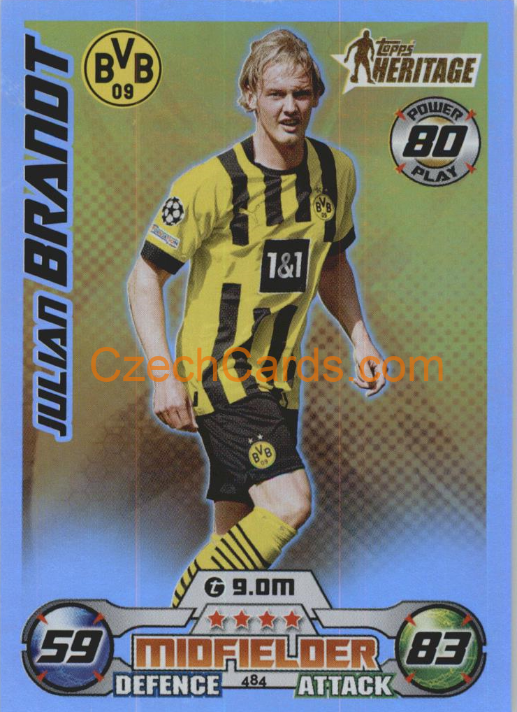 Julian Brandt Match Attax 2022/23 Heritage #484