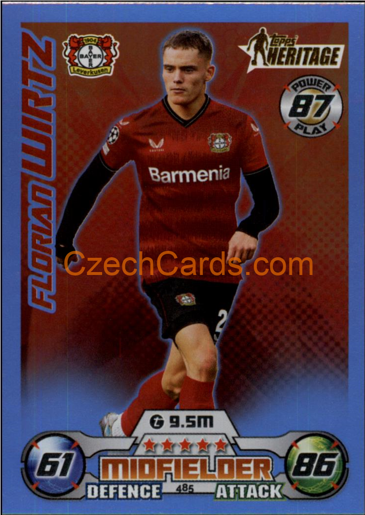 Florian Wirtz Match Attax 2022/23 Heritage #485