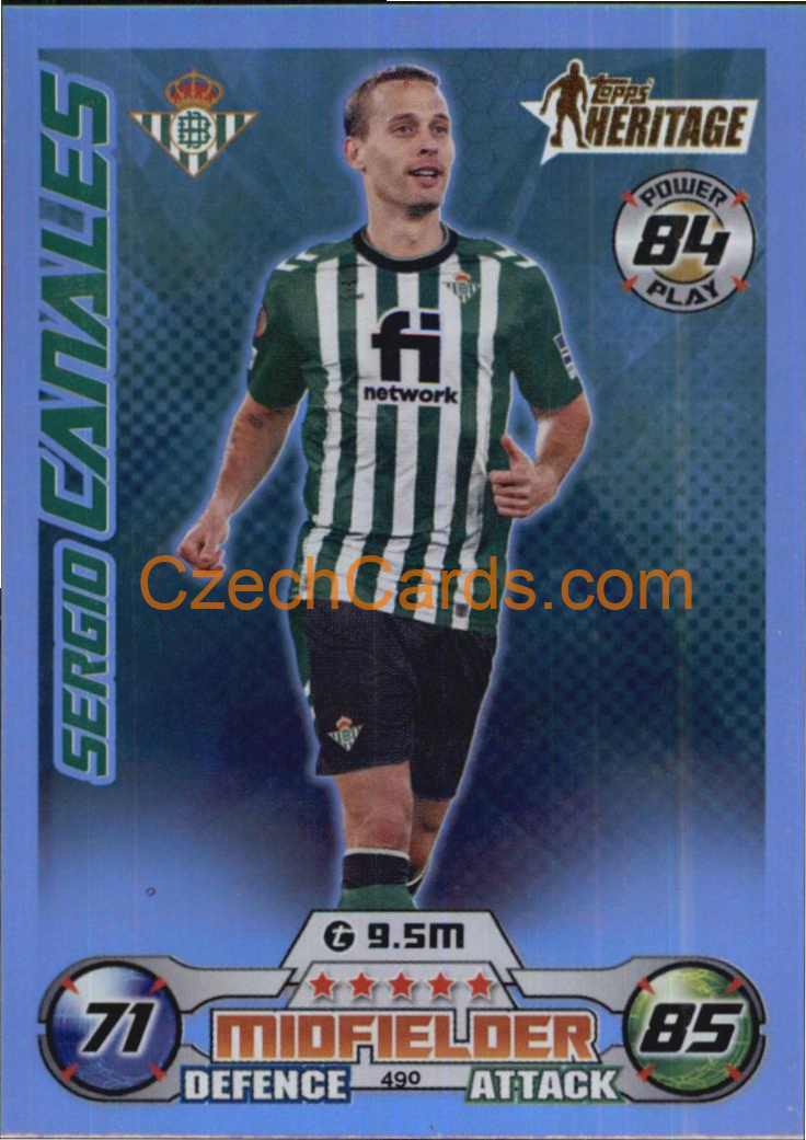 Sergio Canales Match Attax 2022/23 Heritage #490