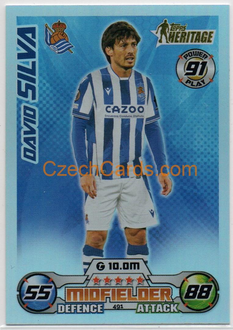 David Silva Match Attax 2022/23 Heritage #491