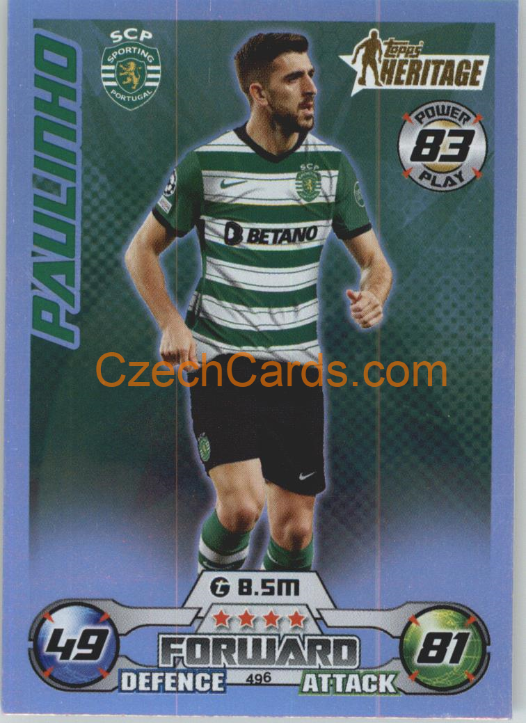 Palhinho Match Attax 2022/23 Heritage #496