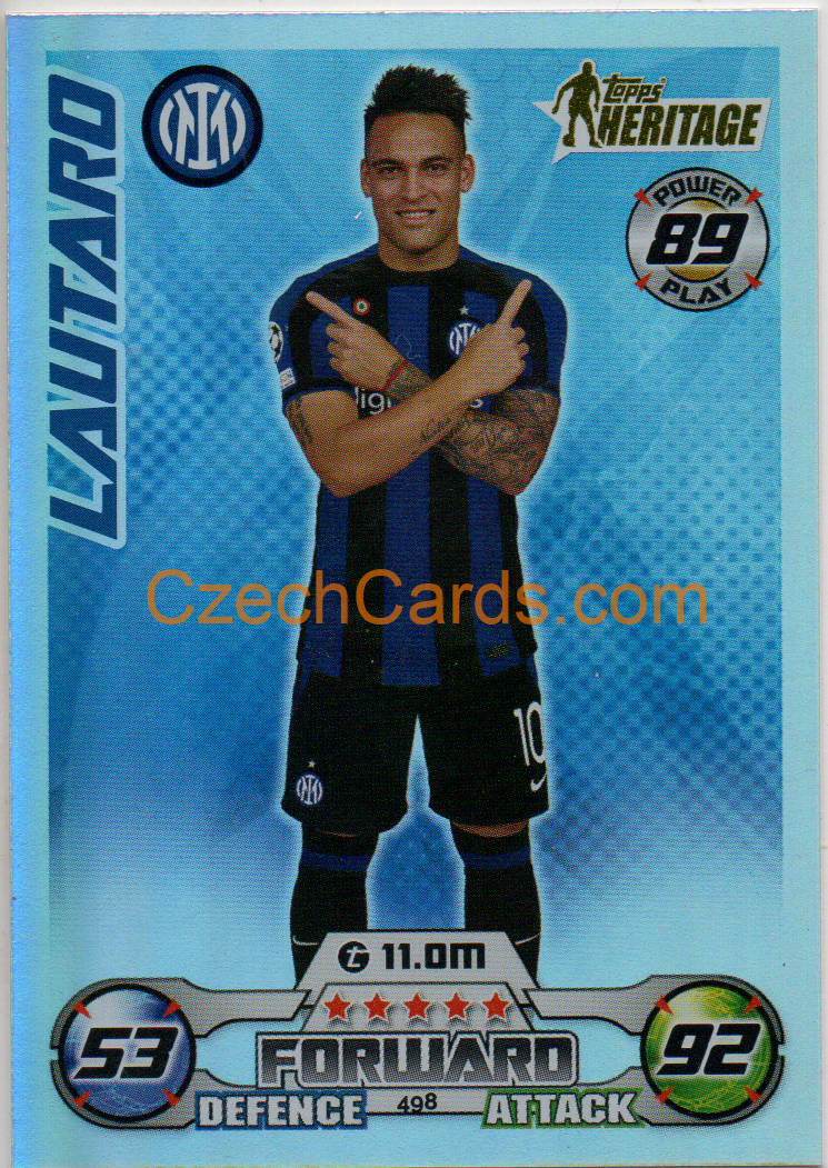 Lautaro Martinez Match Attax 2022/23 Heritage #498