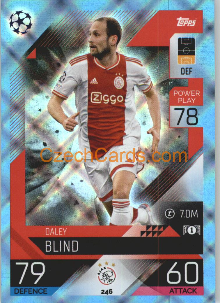 Daley Blind Topps Match Attax 2022/23 Crystal Parallel #246