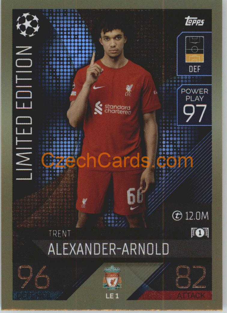 Trent Alexander-Arnold Topps Match Attax 2022/23 Limited #LE1