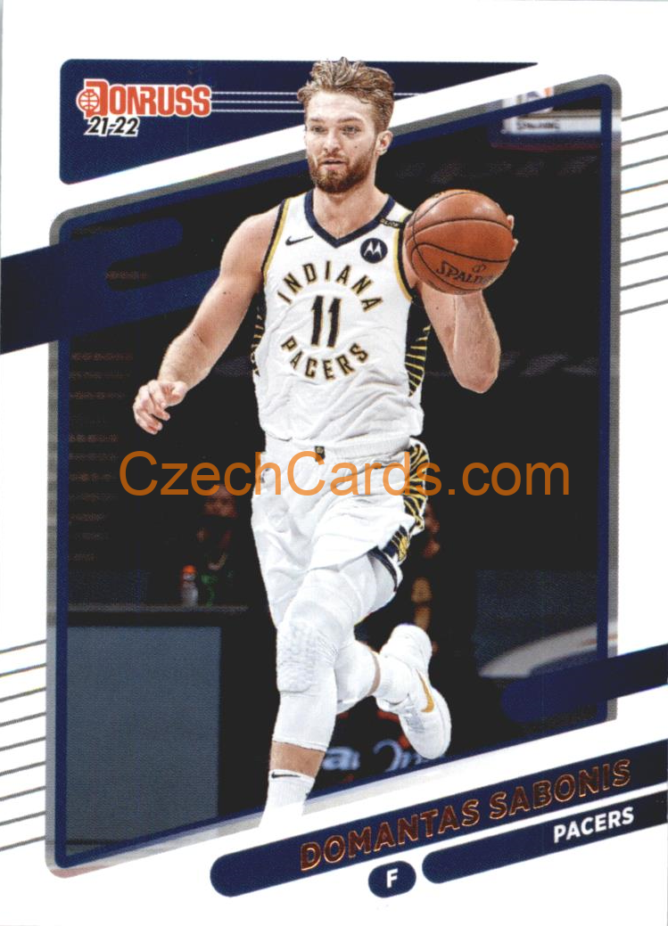 Domantas Sabonis 2021-22 Donruss Basketball #9