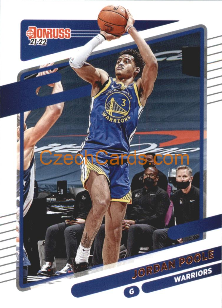 Jordan Poole 2021-22 Donruss Basketball #13