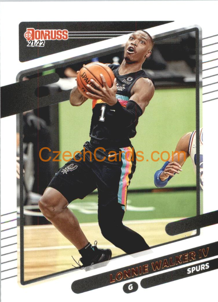 Lonnie Walker IV 2021-22 Donruss Basketball #25