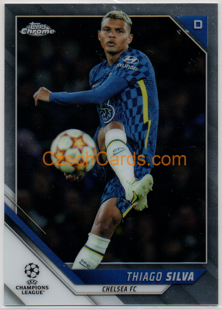 Thiago Silva 2021/22 Topps Chrome UCL #5 