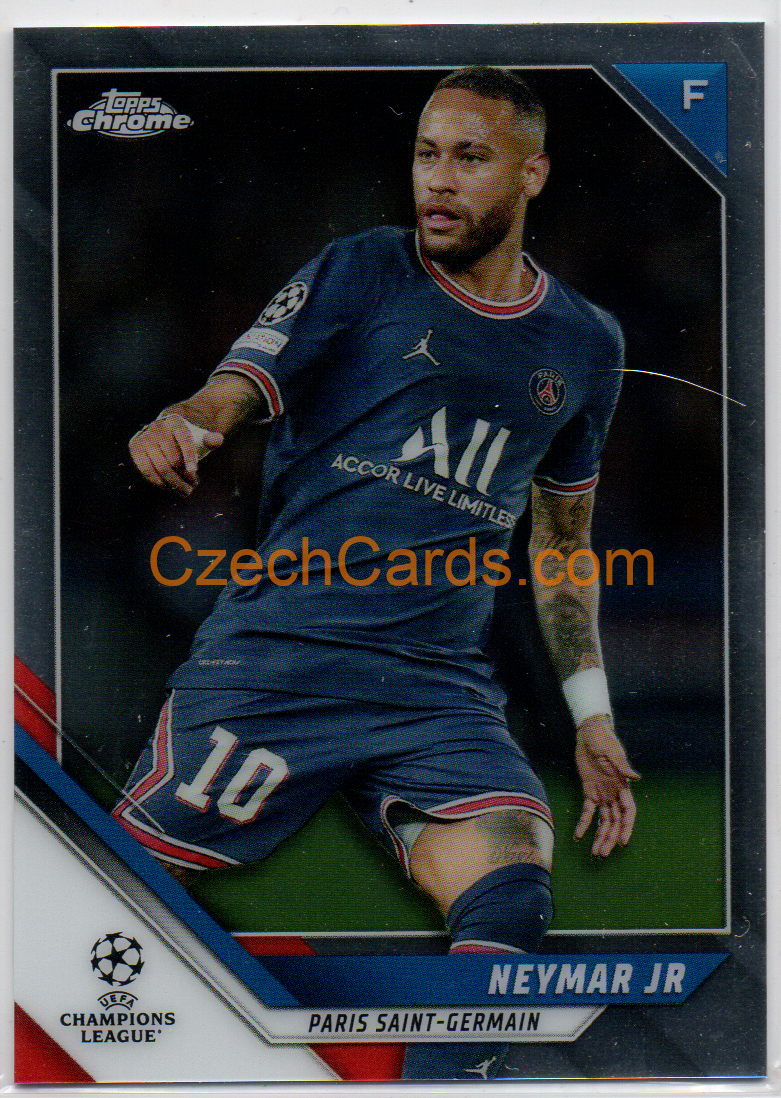 Neymar Jr 2021/22 Topps Chrome UCL #50