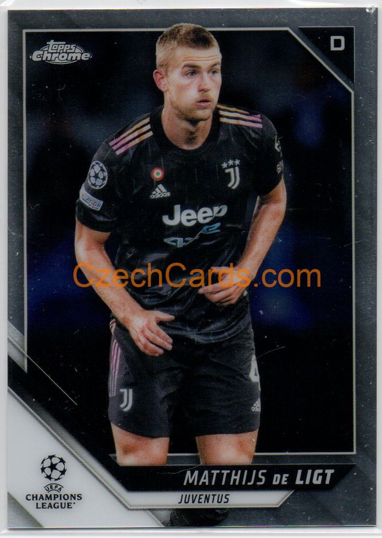 Matthijs de Ligt 2021/22 Topps Chrome UCL #61