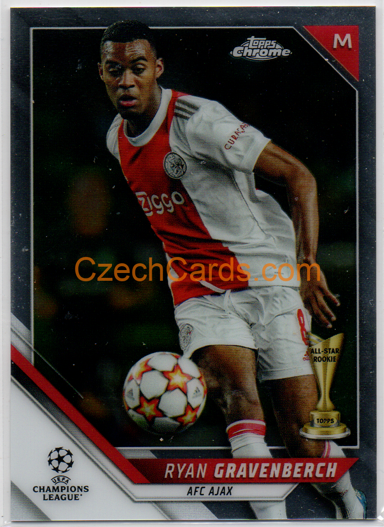 Ryan Gravenberch 2021/22 Topps Chrome UCL #72