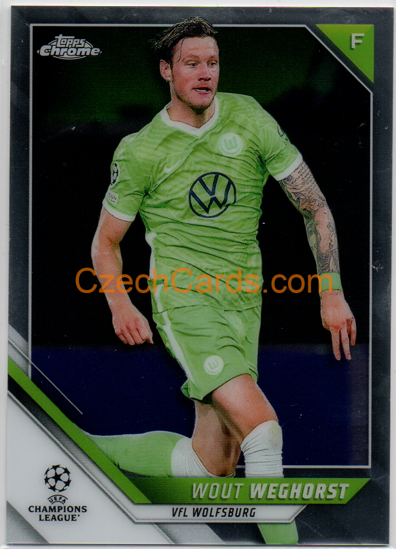 Wout Weghorst 2021/22 Topps Chrome UCL #91
