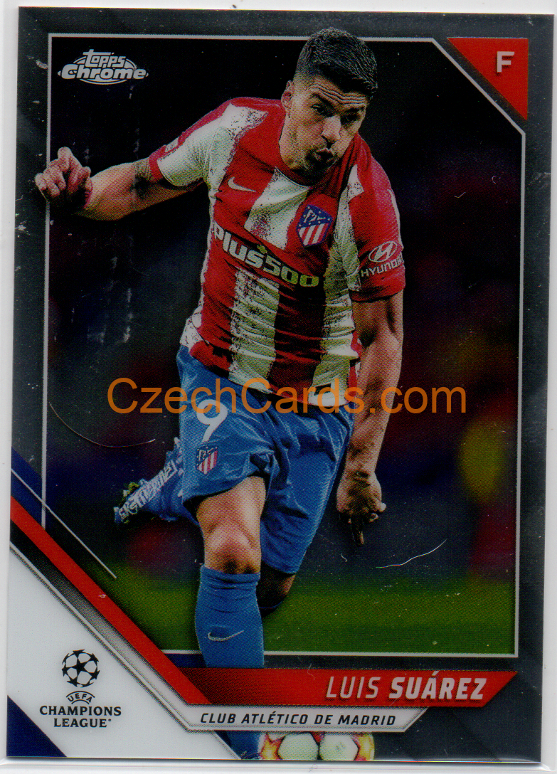 Luis Suarez 2021/22 Topps Chrome UCL #108