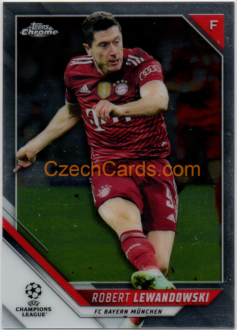 Robert Lewandowski 2021/22 Topps Chrome UCL #123
