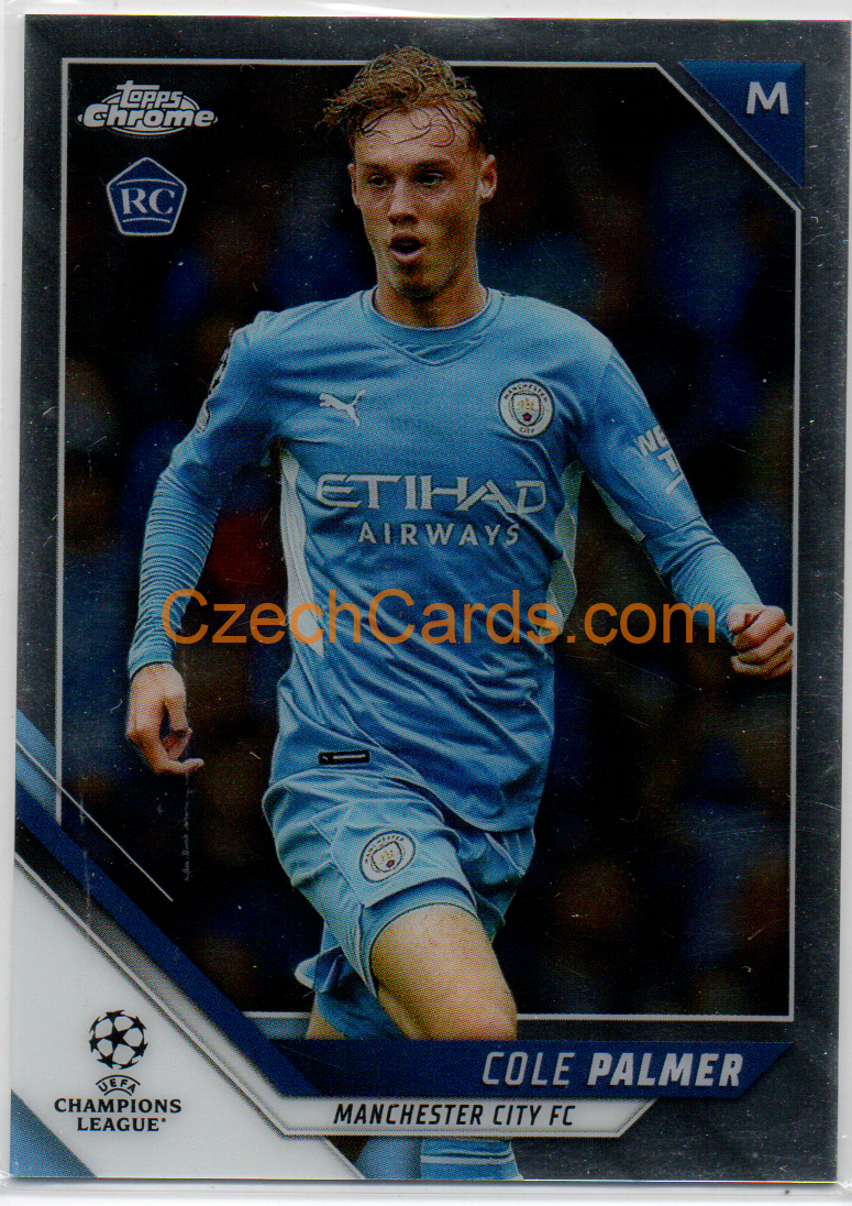 Cole Palmer 2021/22 Topps Chrome UCL #135 RC
