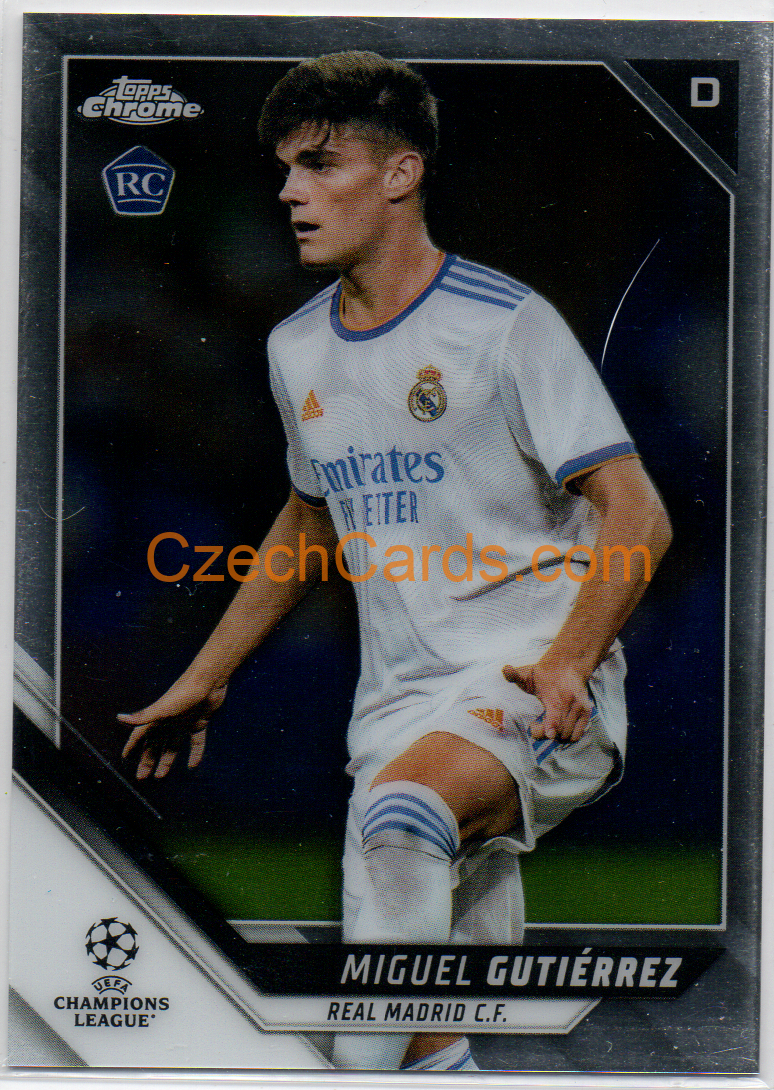 Miguel Gutierrez 2021/22 Topps Chrome UCL #137 RC