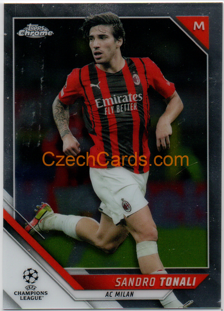 Sandro Tonali 2021/22 Topps Chrome UCL #147
