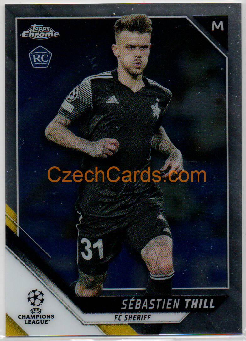 Sebastien Thill 2021/22 Topps Chrome UCL #162 RC