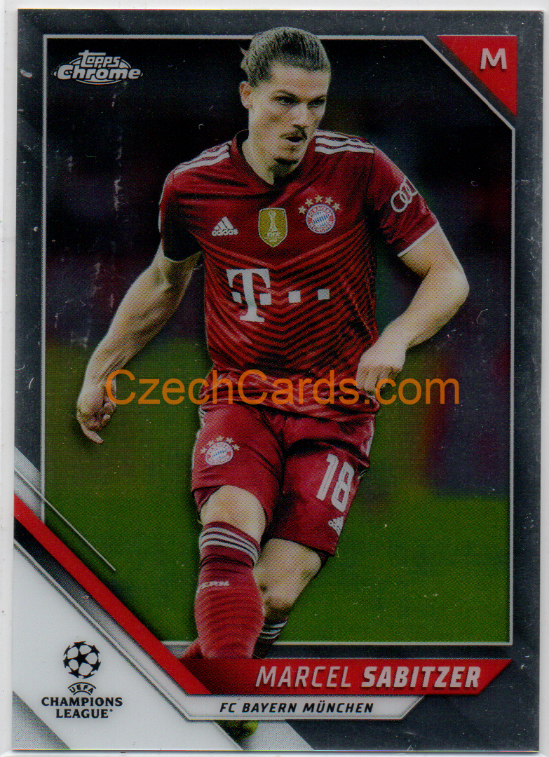 Marcel Sabitzer 2021/22 Topps Chrome UCL #184 