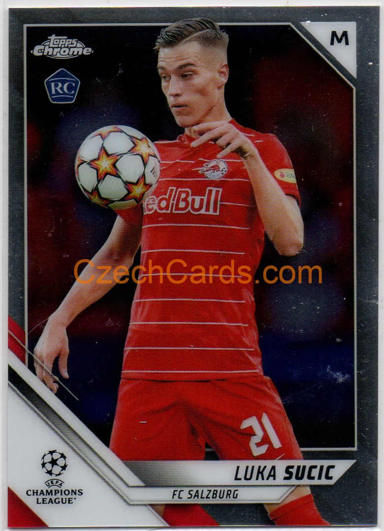 Luka Sucic 2021/22 Topps Chrome UCL #197 RC
