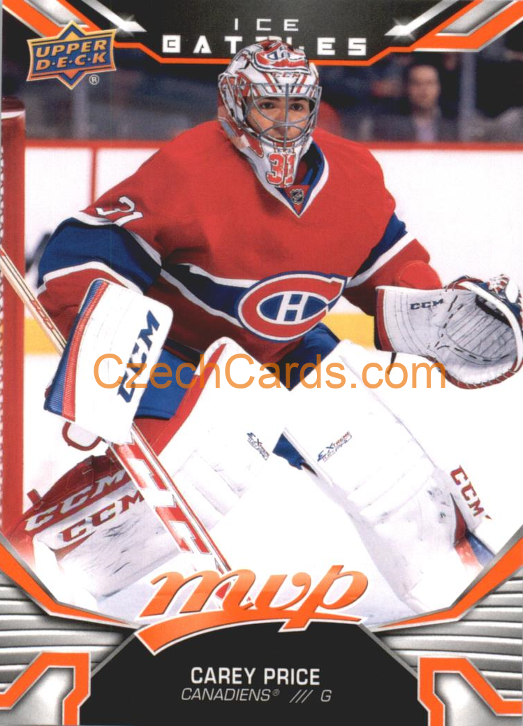Carey Price 2022/23 UD MVP Ice Battles #3