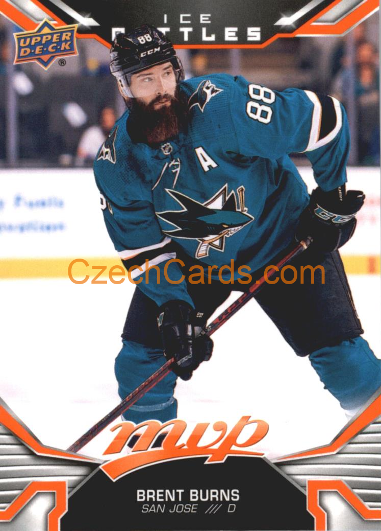 Brent Burns 2022/23 UD MVP Ice Battles #20
