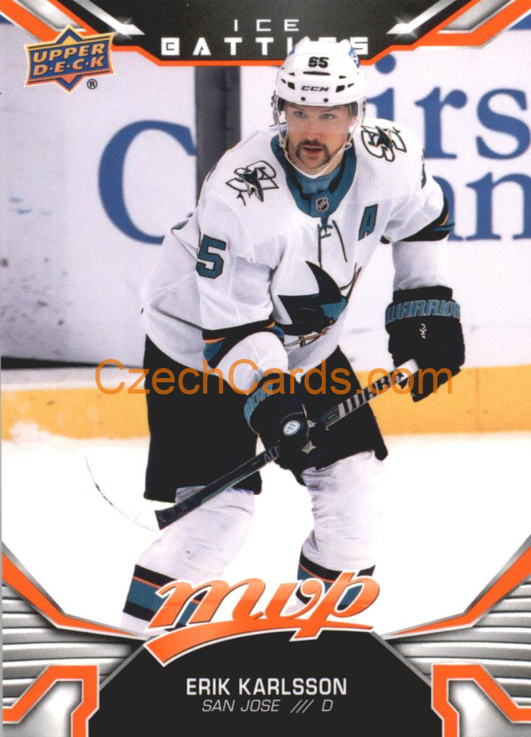 Eric Karlsson 2022/23 UD MVP Ice Battles #36