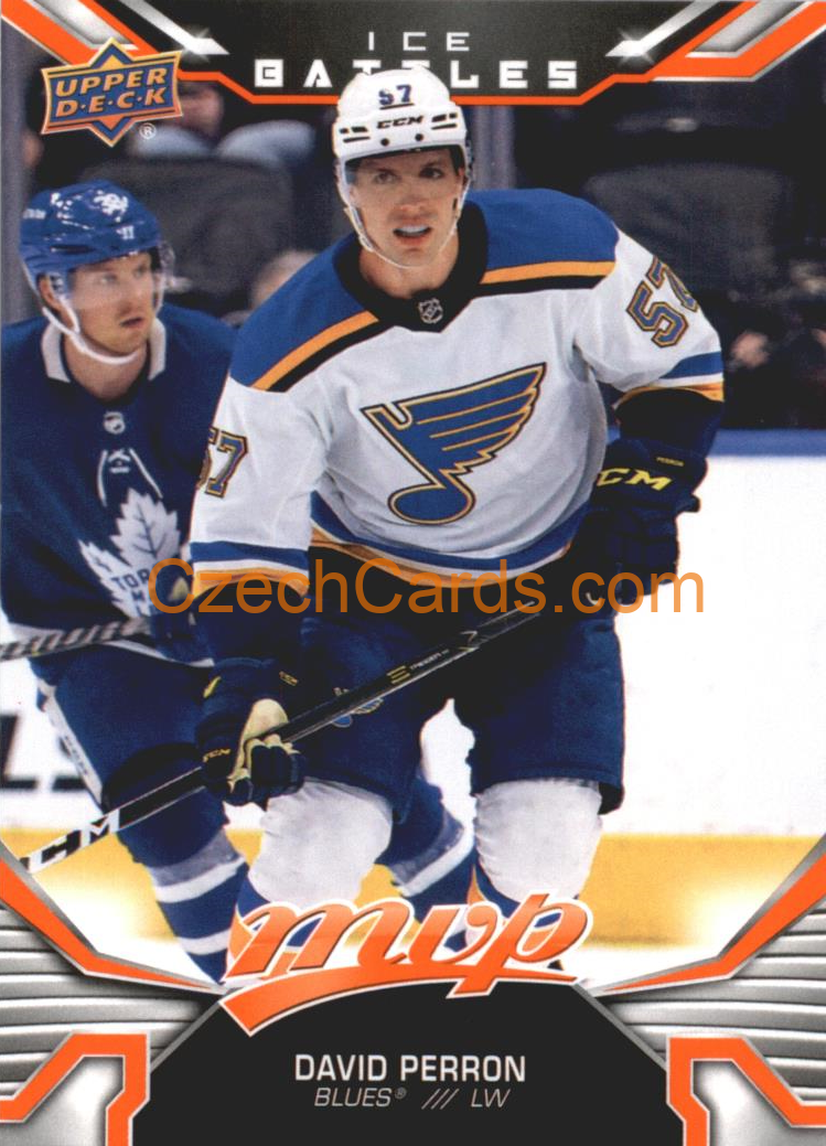 David Perron 2022/23 UD MVP Ice Battles #73