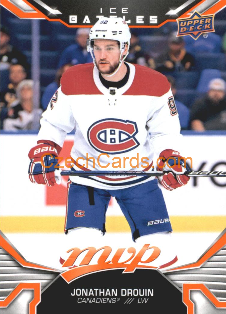 Jonathan Drouin 2022/23 UD MVP Ice Battles #134
