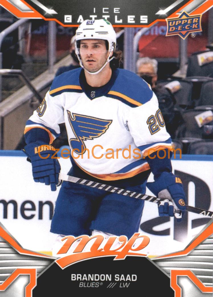 Brandon Saad 2022/23 UD MVP Ice Battles #150