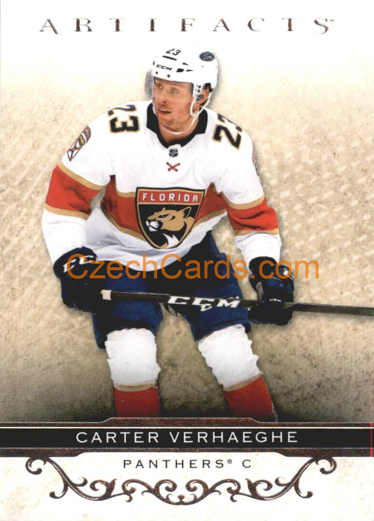 Carter Verhaeghe 2021/22 UD Artifact #71