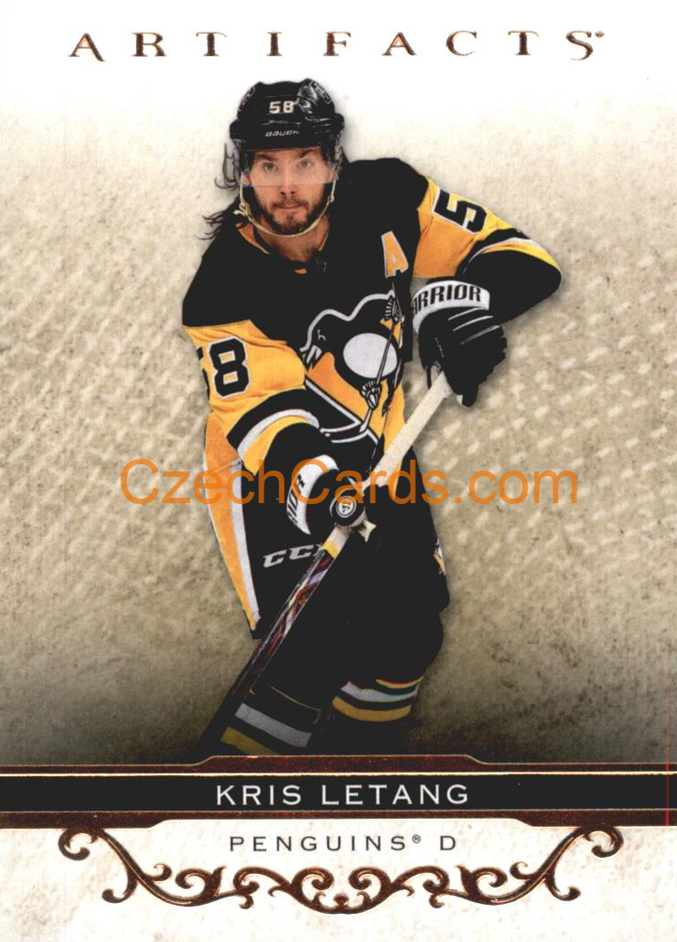 Kris Letang 2021/22 UD Artifact Rose Gold #19