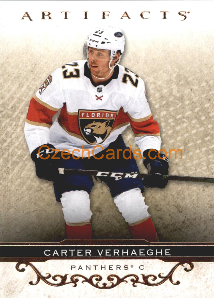 Carter verhaenghe 2021/22 UD Artifact Rose Gold #71