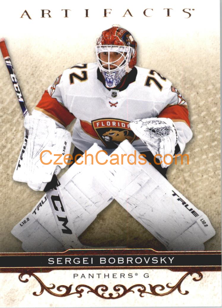 Sergei Bobrovsky 2021/22 UD Artifact Rose Gold #65