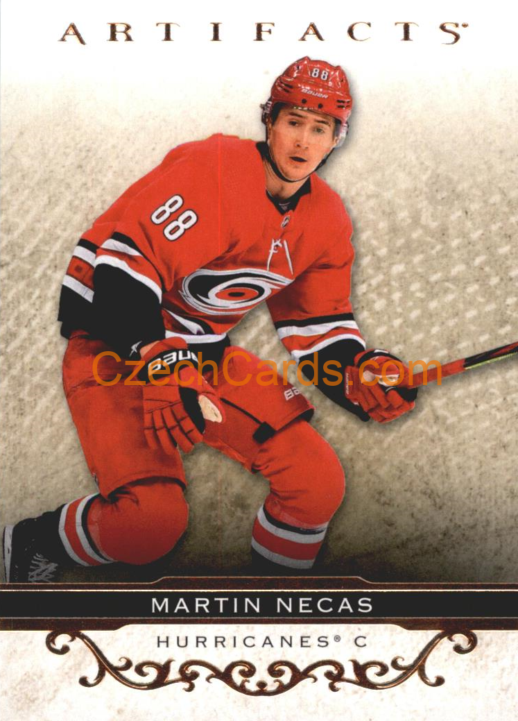 Martin Necas 2021/22 UD Artifact Rose Gold #76