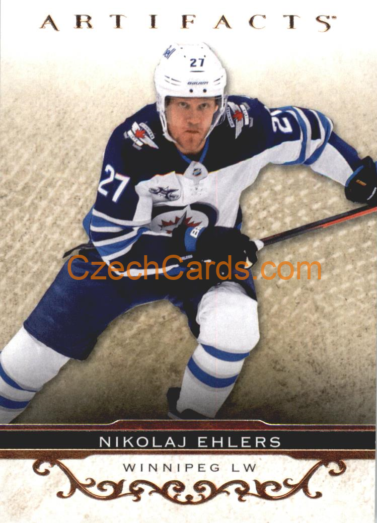 Nikolaj Ehlers 2021/22 UD Artifact Rose Gold #94