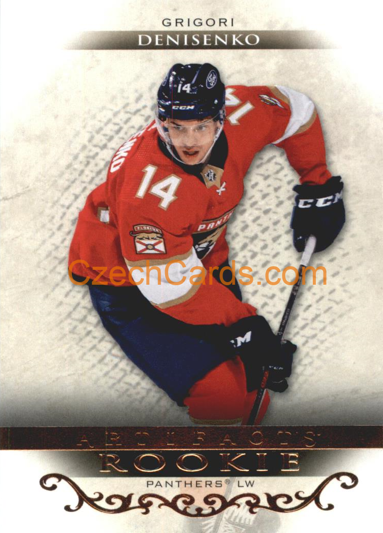 Grigori Denisenko 2021/22 UD Artifact Rose Gold #165 SP Rookie