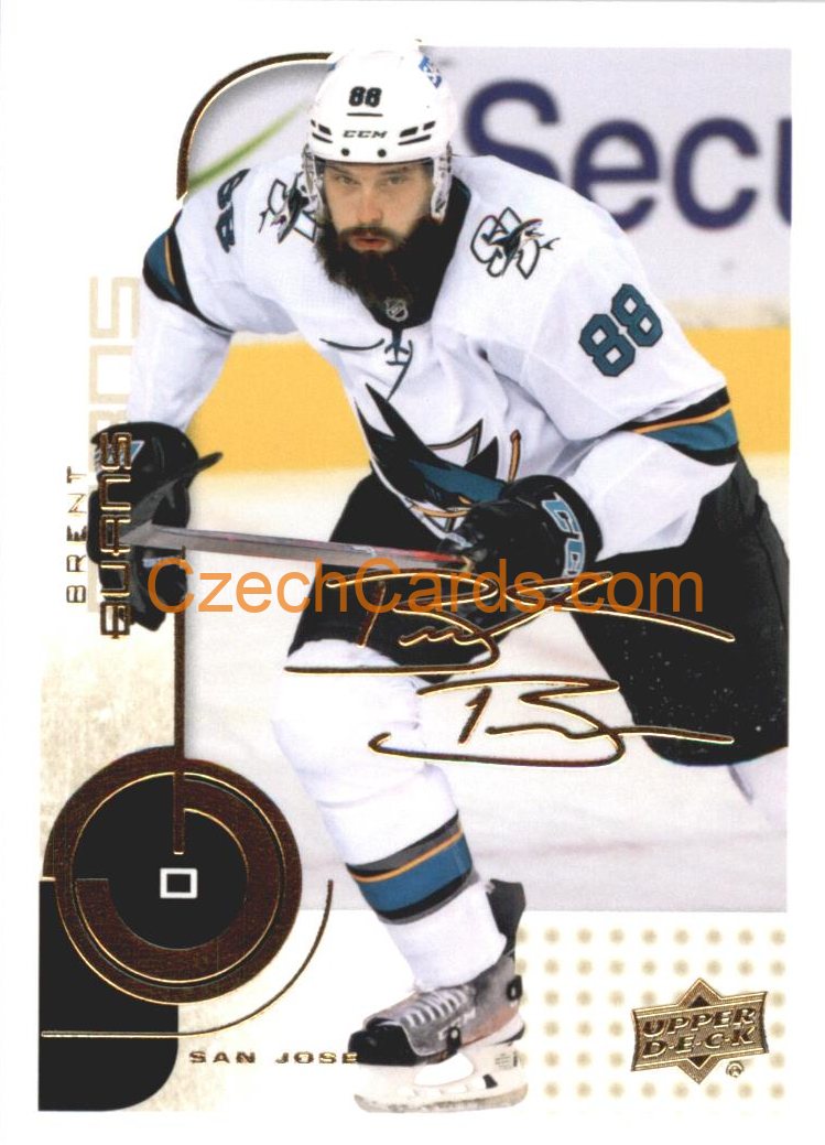 Brent Burns 2021/22 2022/23 UD MVP NHL 20th Anniversary Gold #41