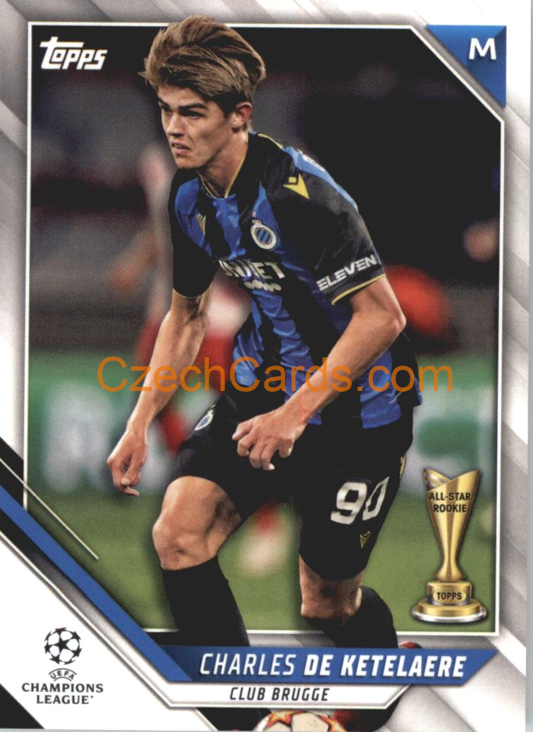 Charles De Ketelaere 2021/22 Topps UCL #59 RC