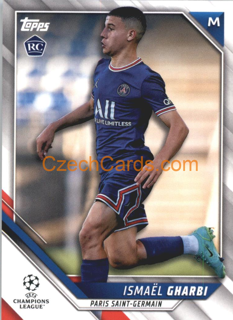 Ismael Gharbi 2021/22 Topps UCL #104 RC