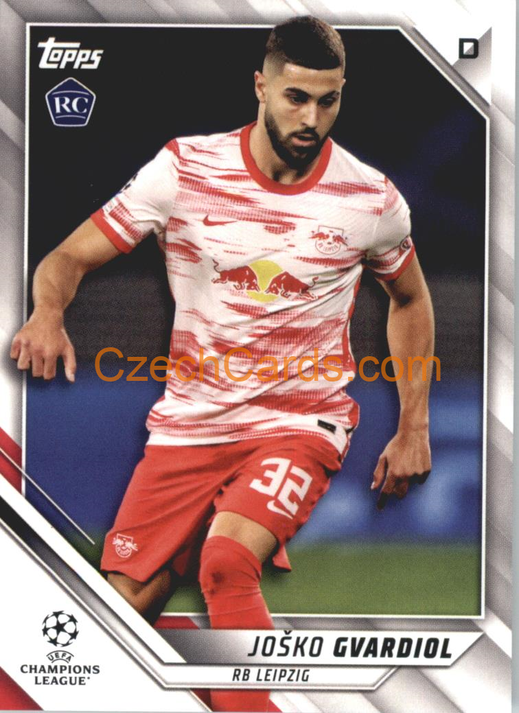Josko Gvardiol 2021/22 Topps UCL #158 RC
