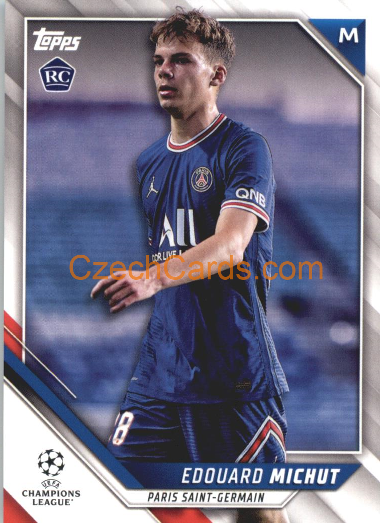 Edouard Michut 2021/22 Topps UCL #189 RC