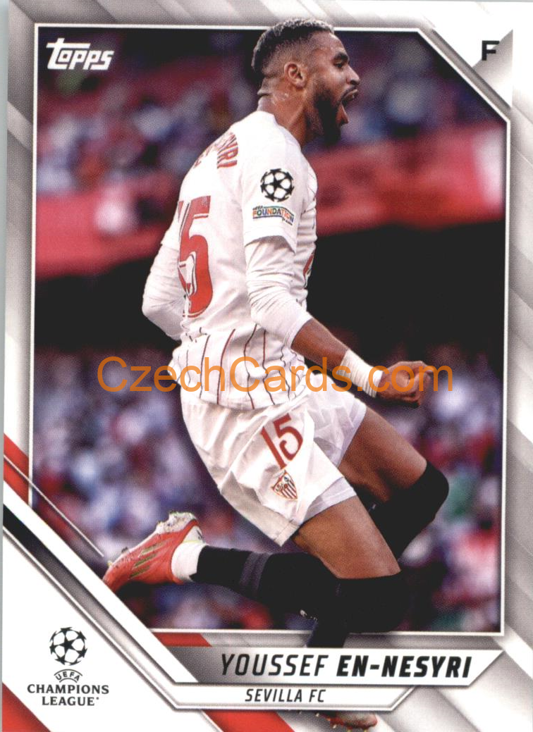 Youssef En-Nesyri 2021/22 Topps UCL #191