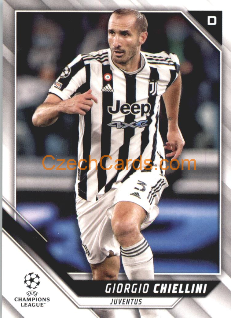 Giorgio Chiellini 2021/22 Topps UCL #195