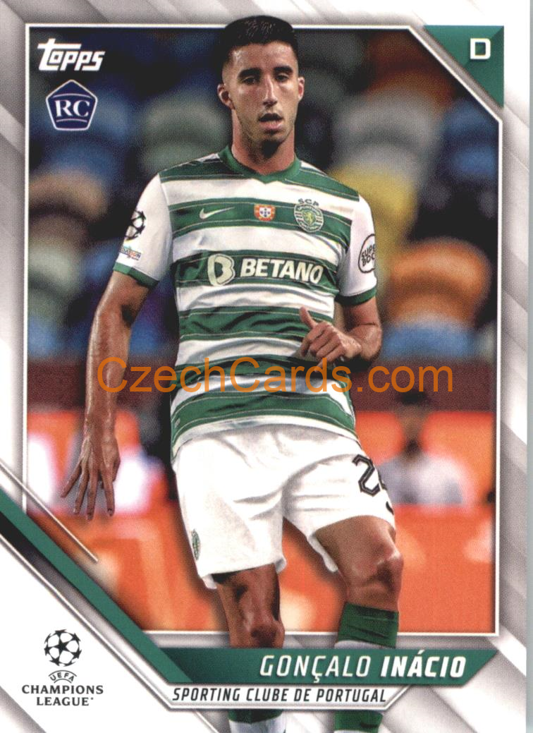 Goncalo Inacio 2021/22 Topps UCL #197 RC